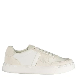 Bianco Polyester Mens Sneaker