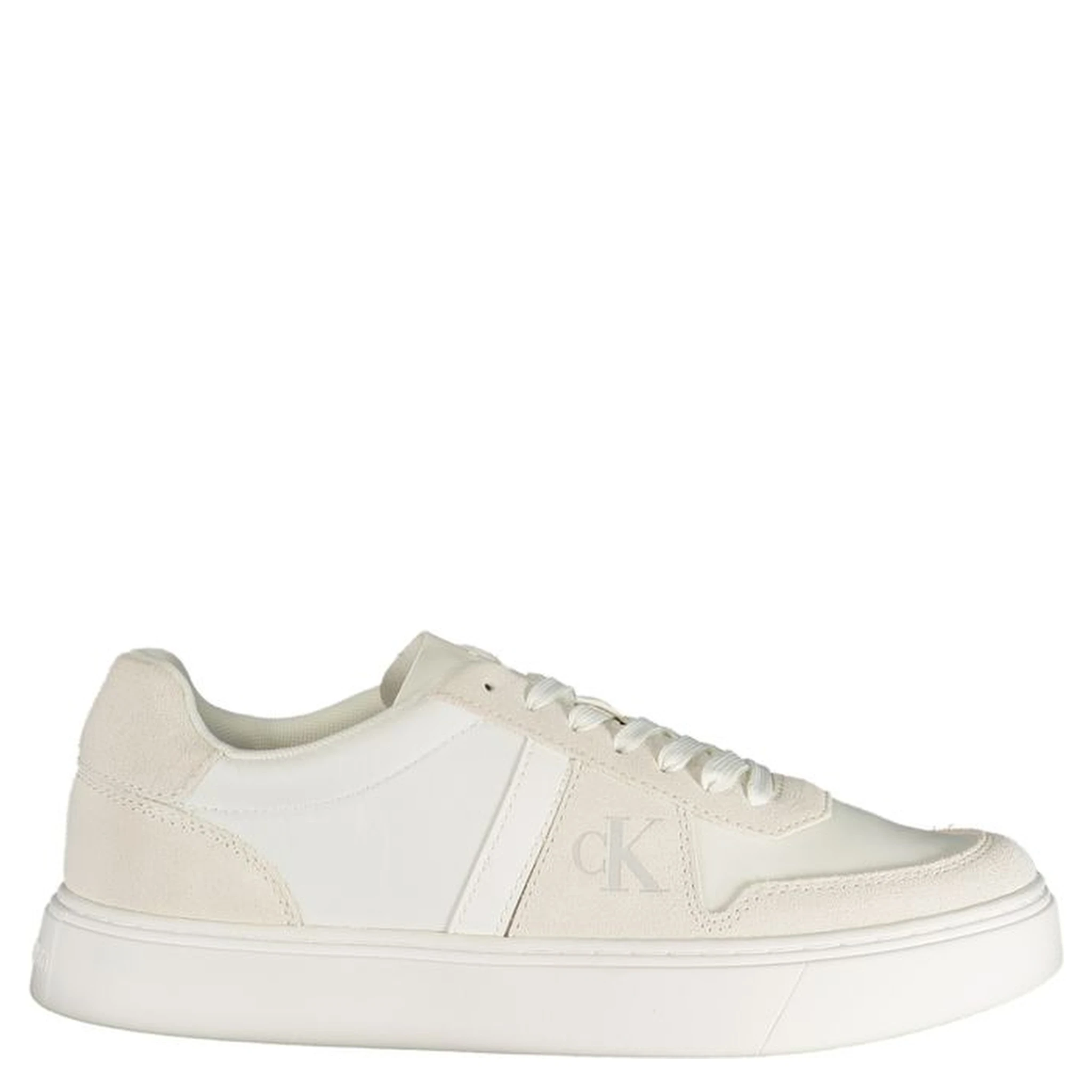 Bianco Polyester Mens Sneaker