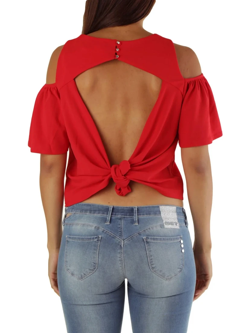 Multicolor Polyester Blouse