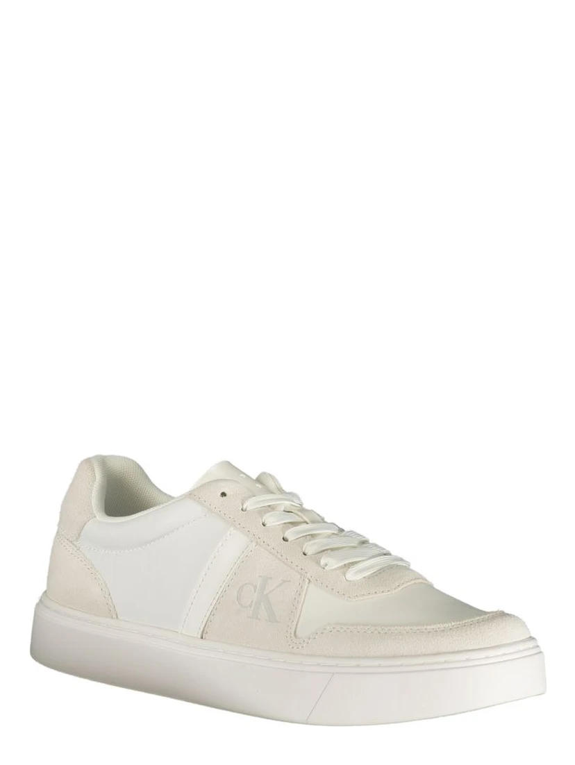 Bianco Polyester Mens Sneaker