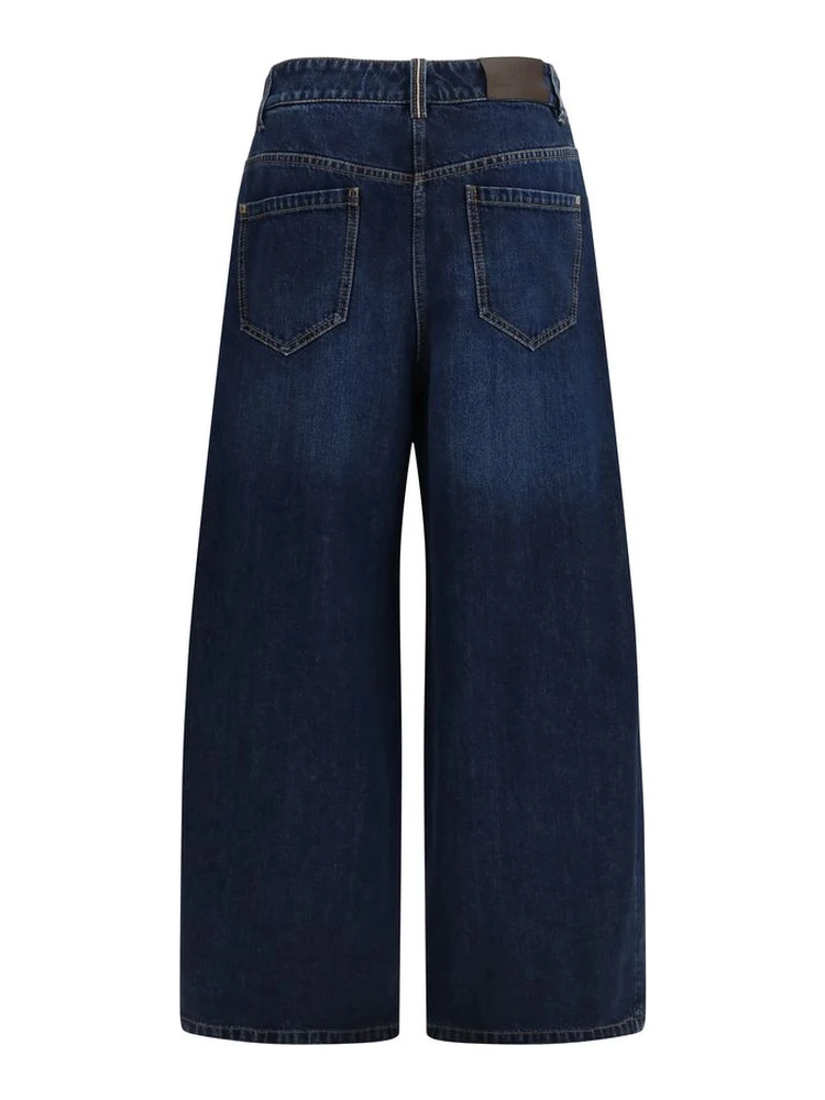 Blue Cotton Jeans Denim alternative