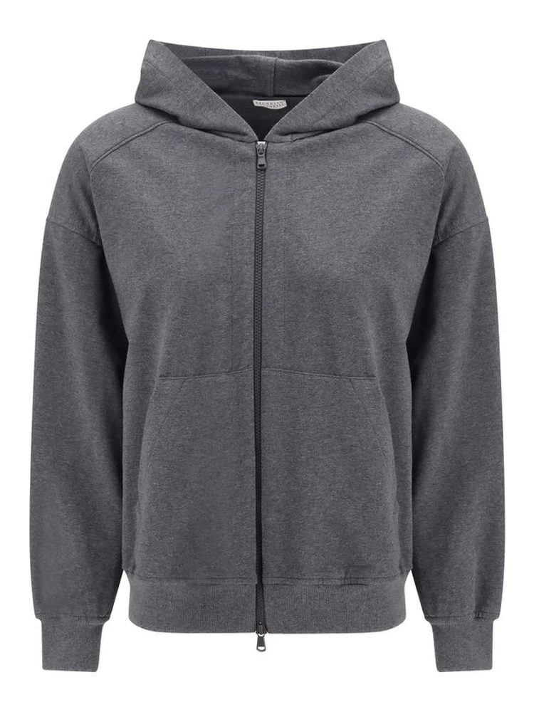 Gray Cotton Sweatshirt
