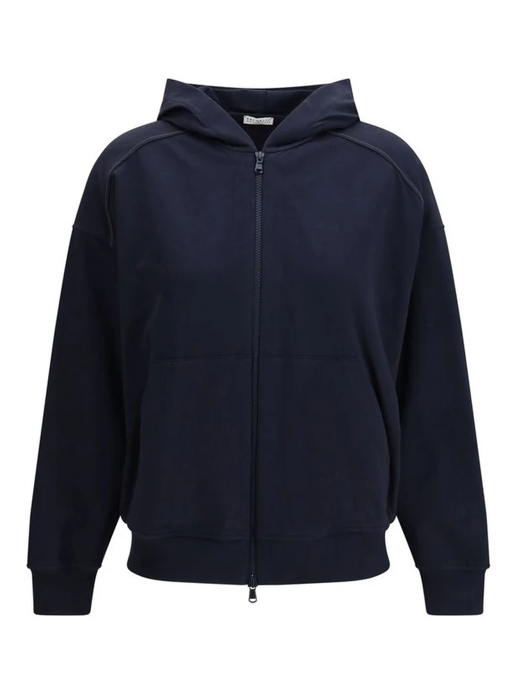 Blue Cotton Sweatshirt