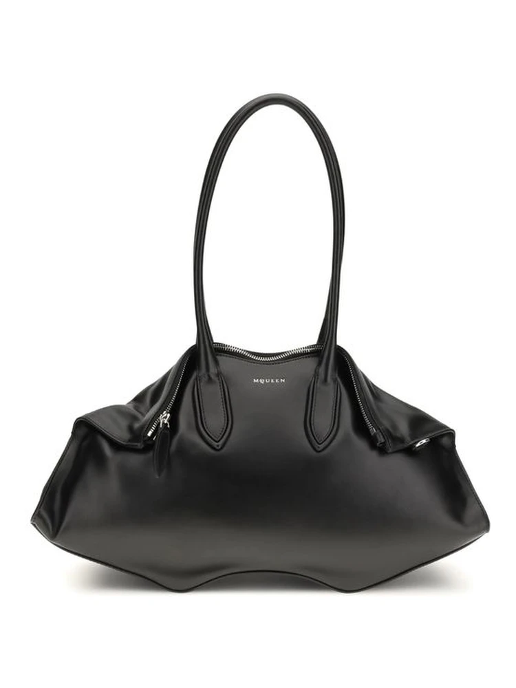 Black Calf Leather Bos Taurus Shoulder Bag