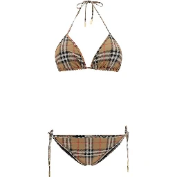 Brown Polyamide Bikini