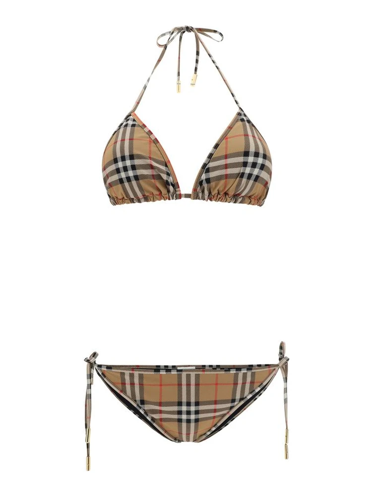 Brown Polyamide Bikini