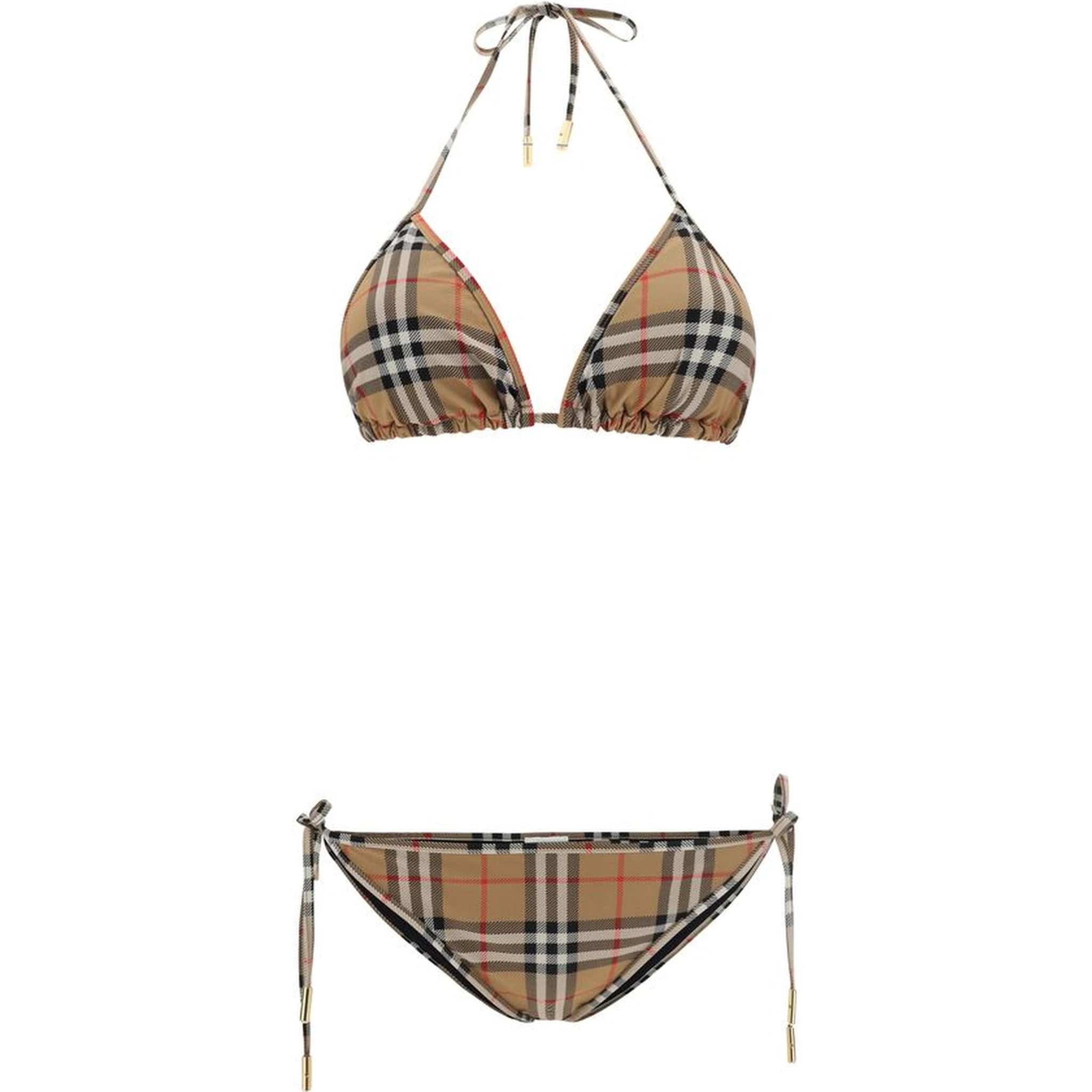 Brown Polyamide Bikini