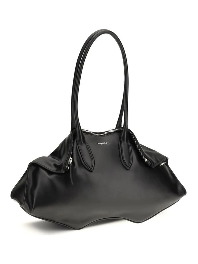 Black Calf Leather Bos Taurus Shoulder Bag