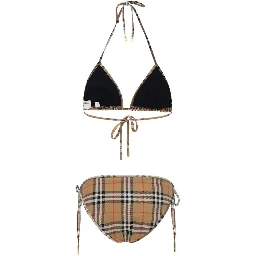 Brown Polyamide Bikini
