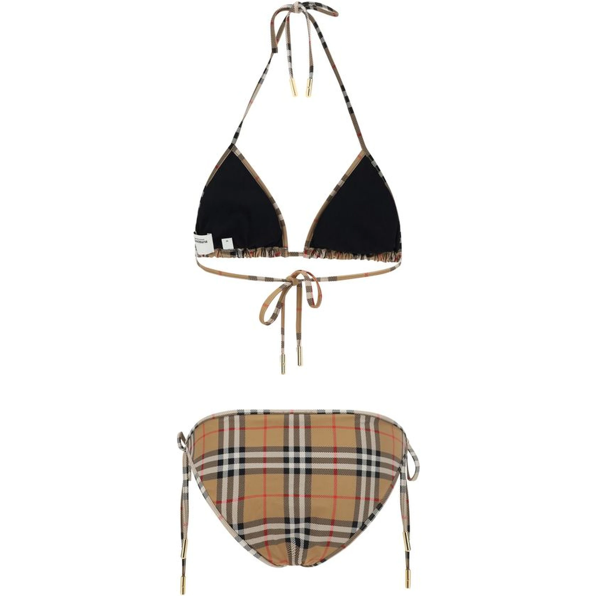 Brown Polyamide Bikini