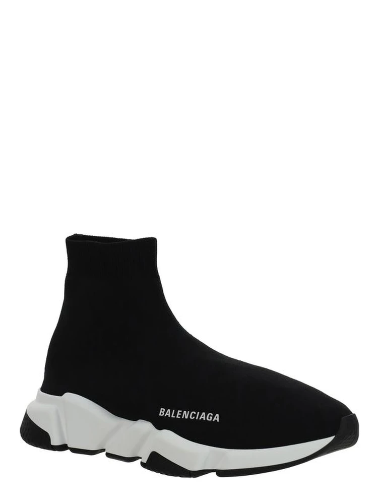 Black Elastane Athletic Sneakers alternative