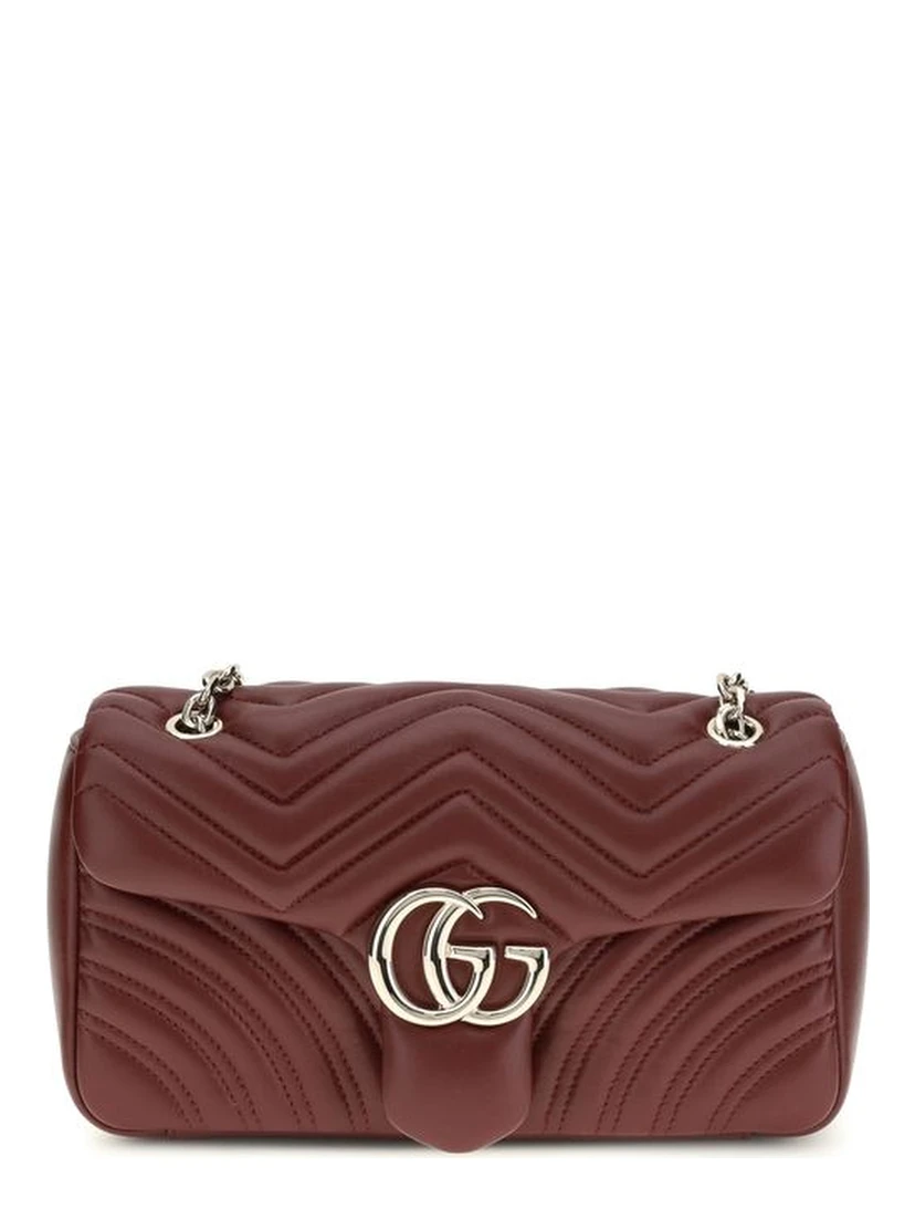 Bordeaux Calf Leather Bos Taurus Shoulder Bag