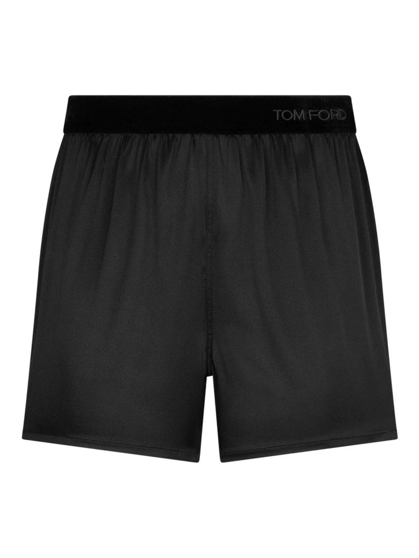SILK PAJAMA SHORTS