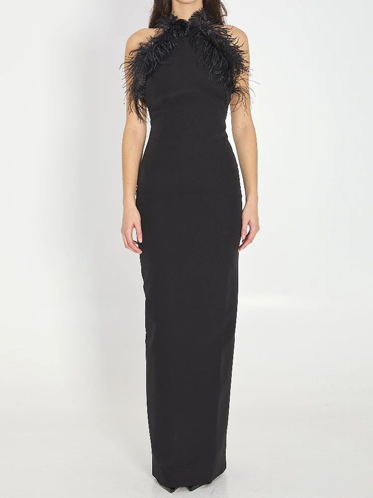 Black maxi dress