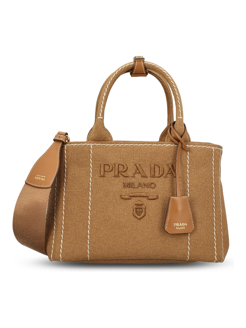 Mini cotton canvas handbag