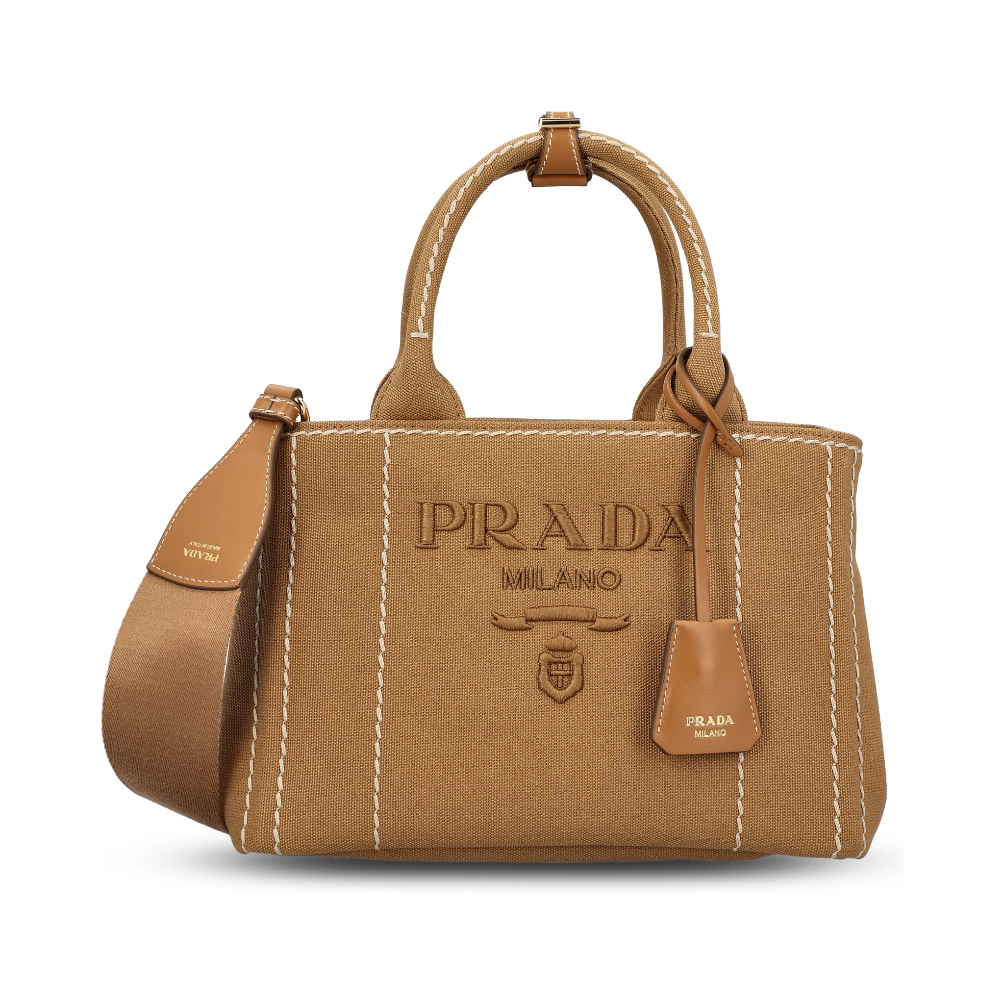 Mini cotton canvas handbag