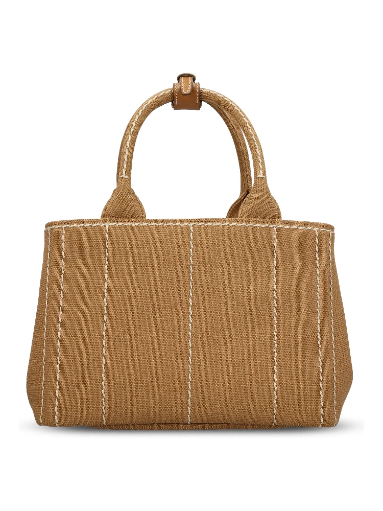 Mini cotton canvas handbag alternative