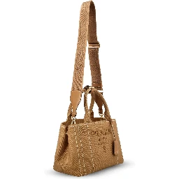 Mini cotton canvas handbag