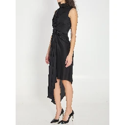 Asymmetric stretch dress