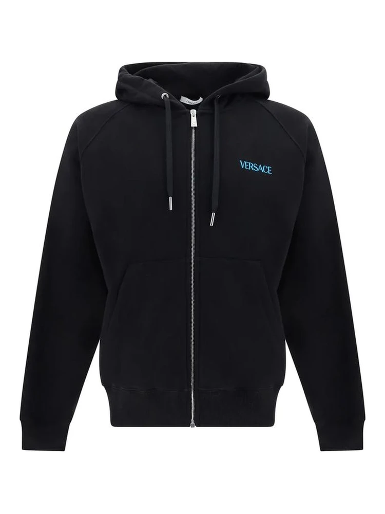 Black Cotton Sweatshirt