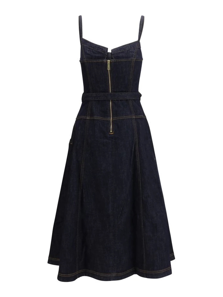 Blue Cotton Casual Dress alternative