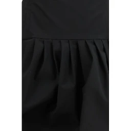 Black Polyester Casual Dress