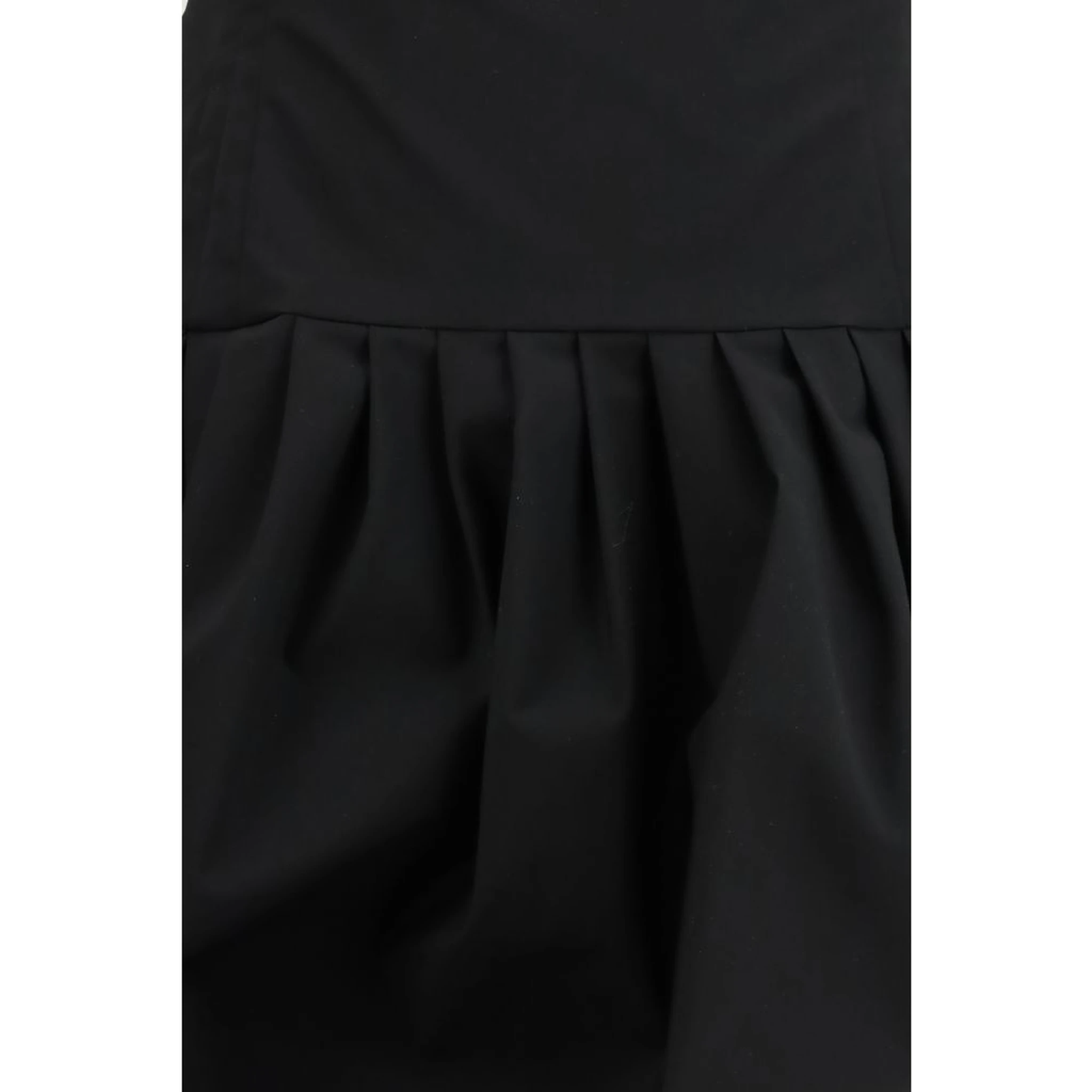 Black Polyester Casual Dress