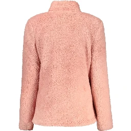 Pink Polyester Sweatshirt