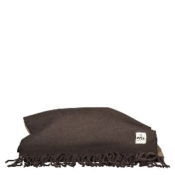 Marrone Poliestere Men Scarf