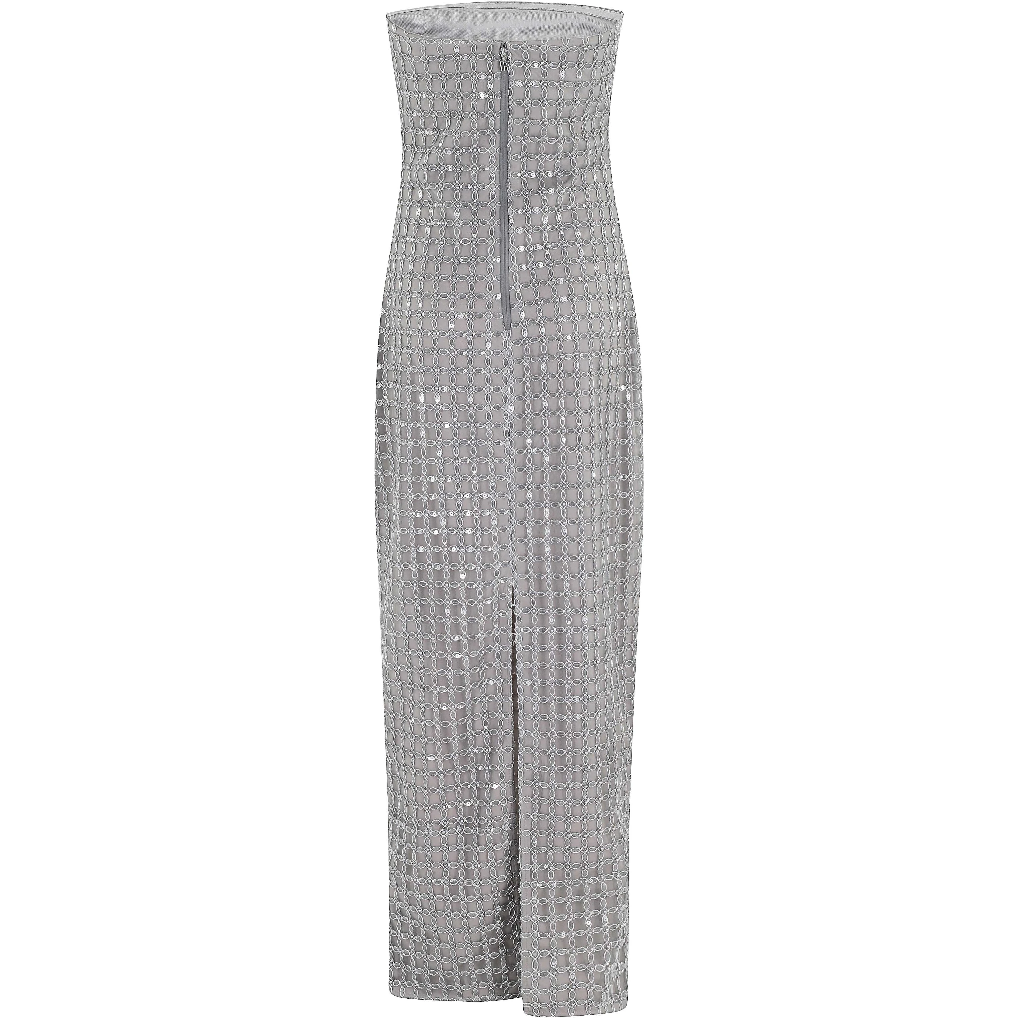 BEADED MAXI TUBE DRESS