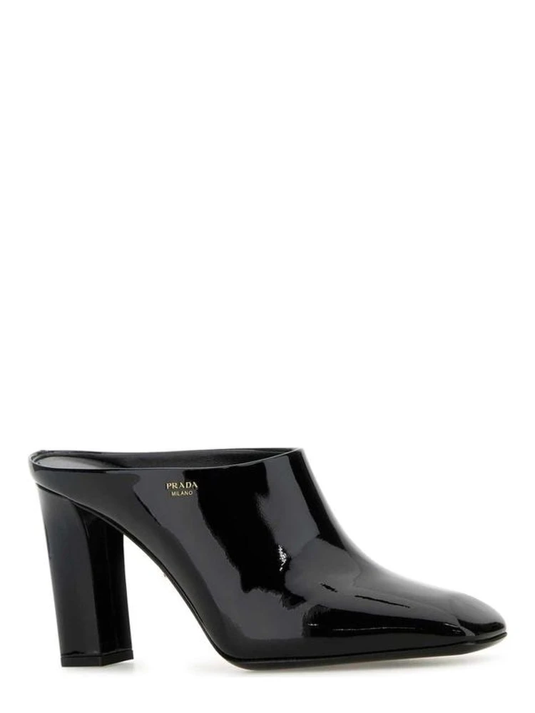 Black Calfskin Mules alternative