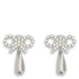 Silver Brass Earrings