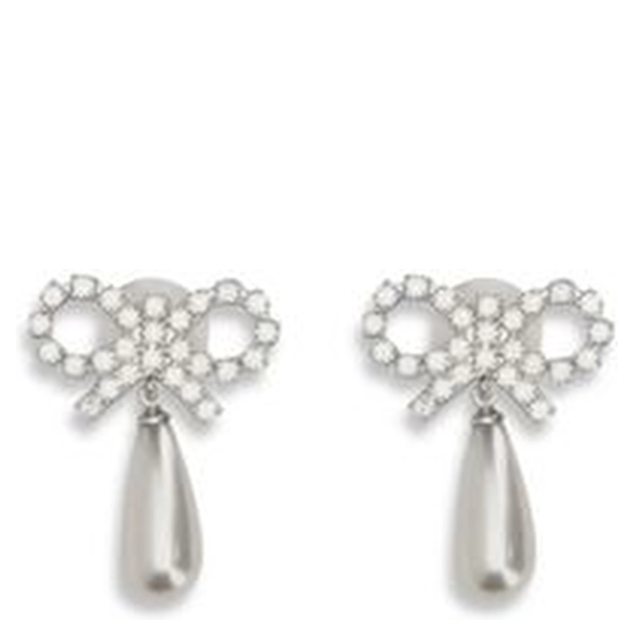 Silver Brass Earrings