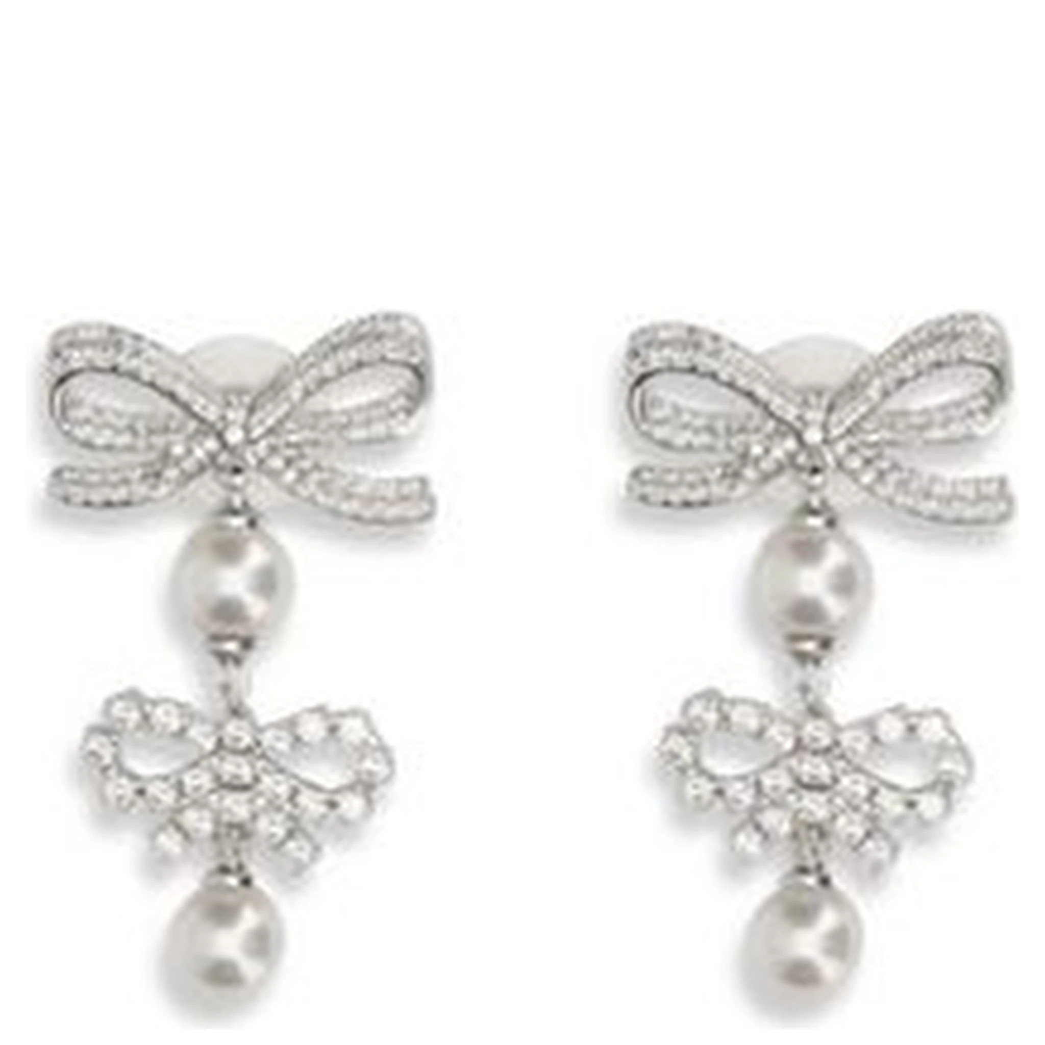 Silver Brass Earrings