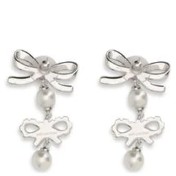 Silver Brass Earrings