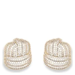 Gold Brass Earrings