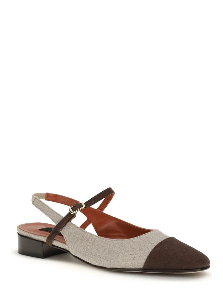 Beige Cotton Ballet Flats alternative