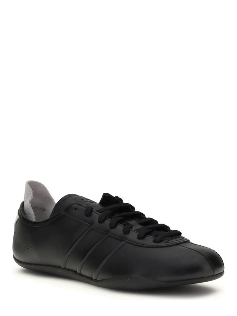 Black Rubber Athletic Sneakers