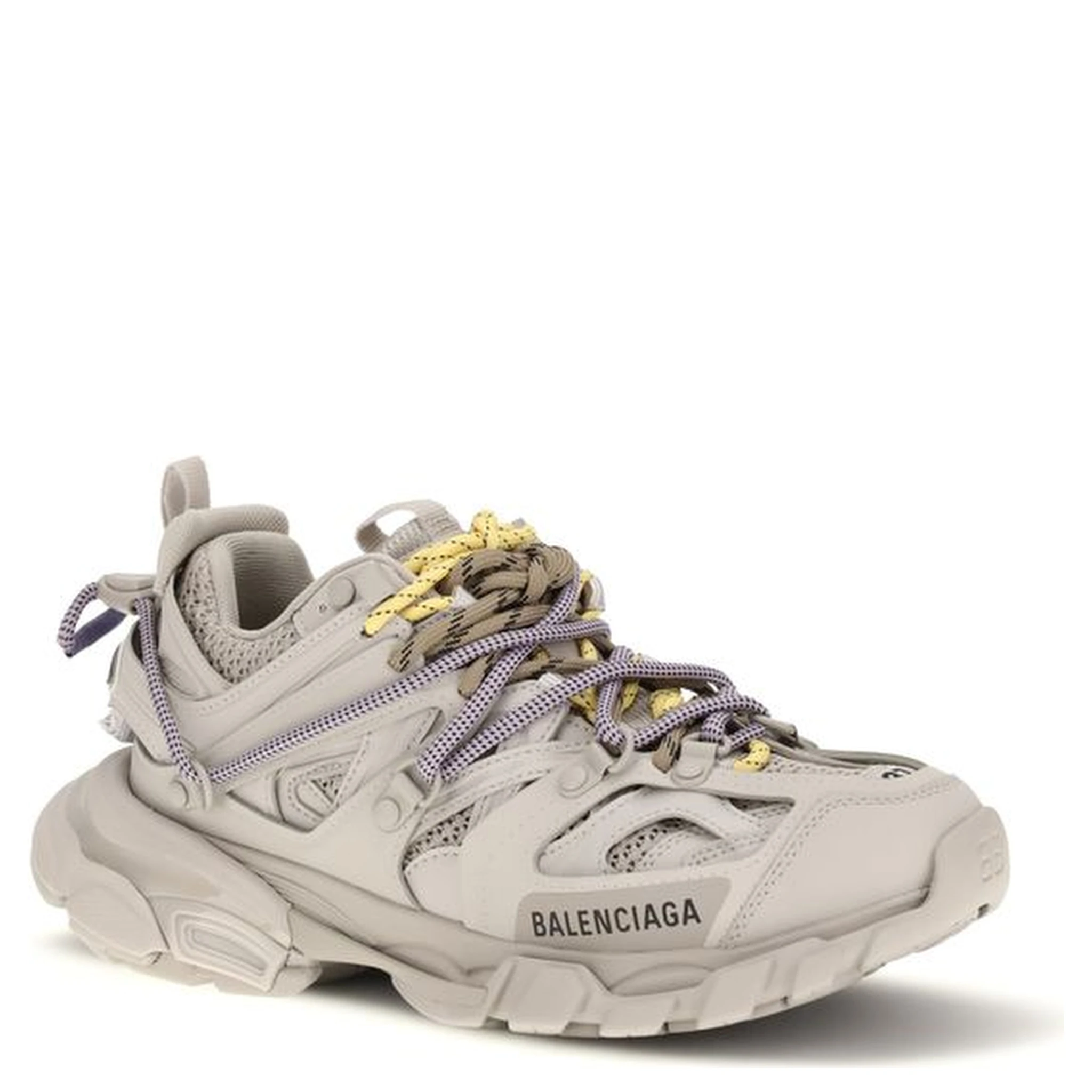 Gray Polyester Athletic Sneakers
