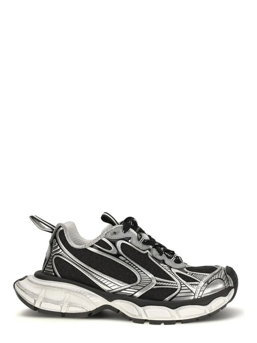 Bicolor Polyethylene Athletic Sneakers