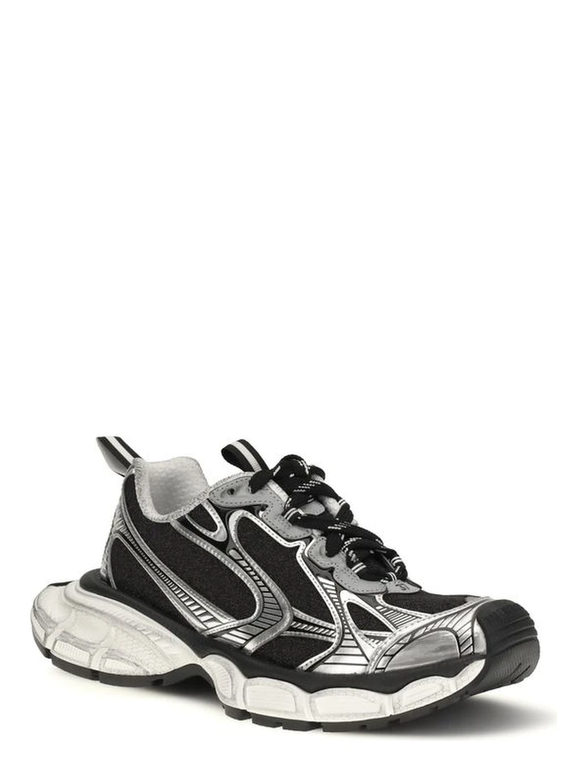Bicolor Polyethylene Athletic Sneakers