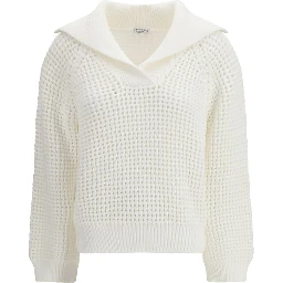 White Cotton Sweatshirt