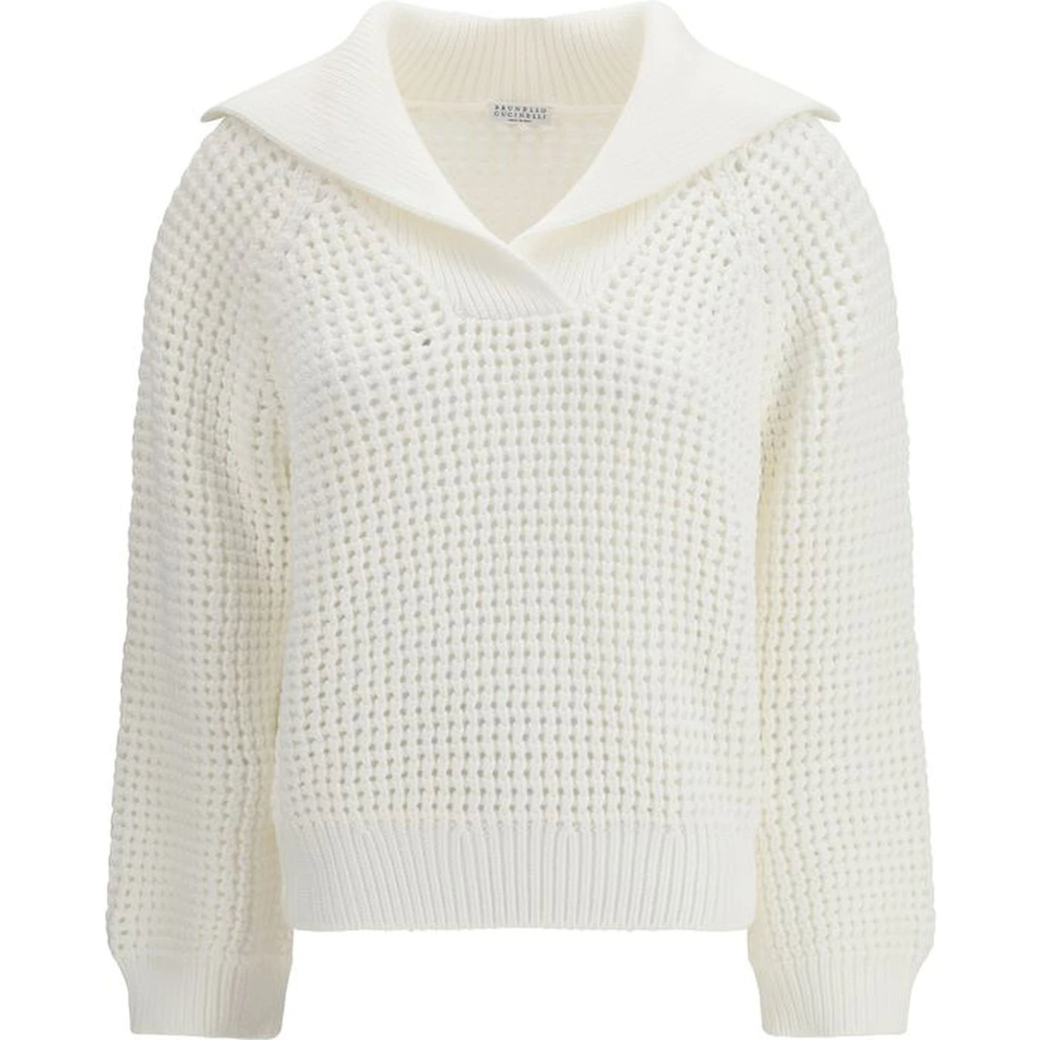 White Cotton Sweatshirt