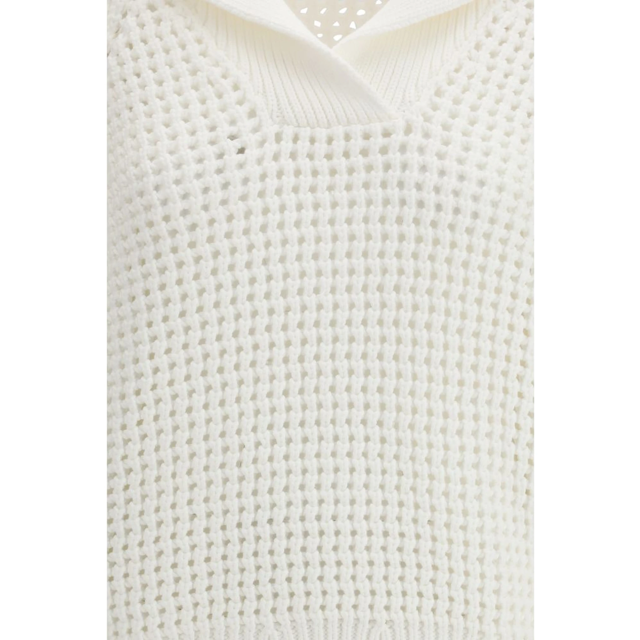 White Cotton Sweatshirt