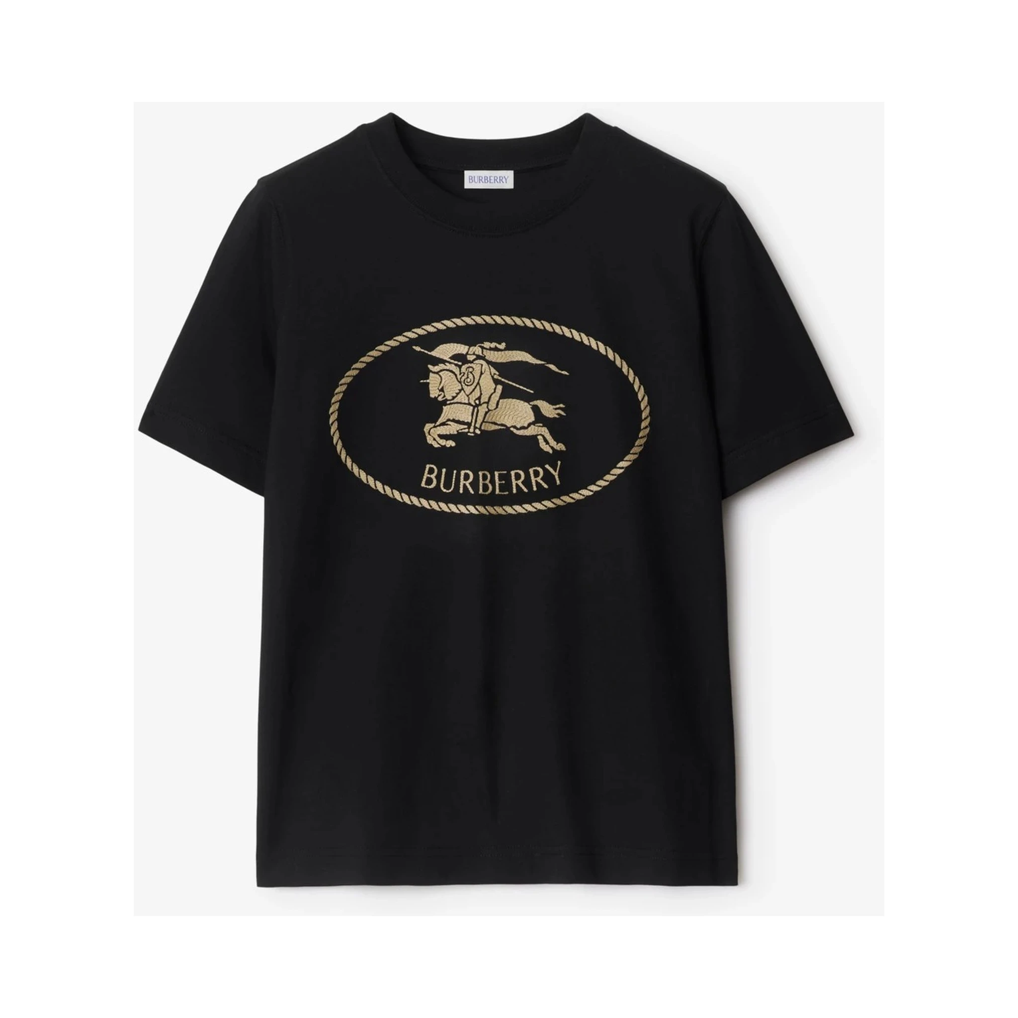 Cotton t-shirt with Knight Stamp