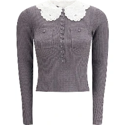Gray Viscose Shirt