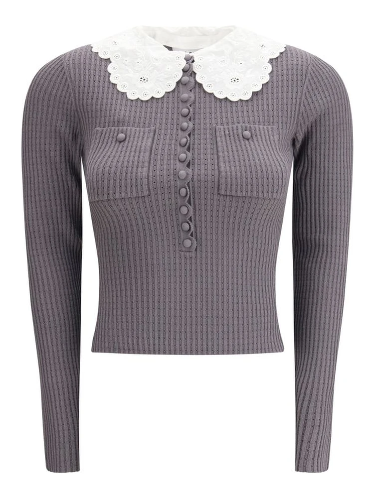 Gray Viscose Shirt