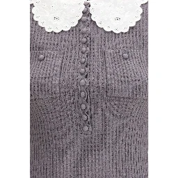 Gray Viscose Shirt