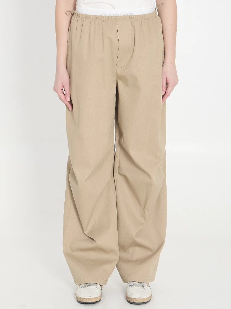 Mid-rise sweatpants