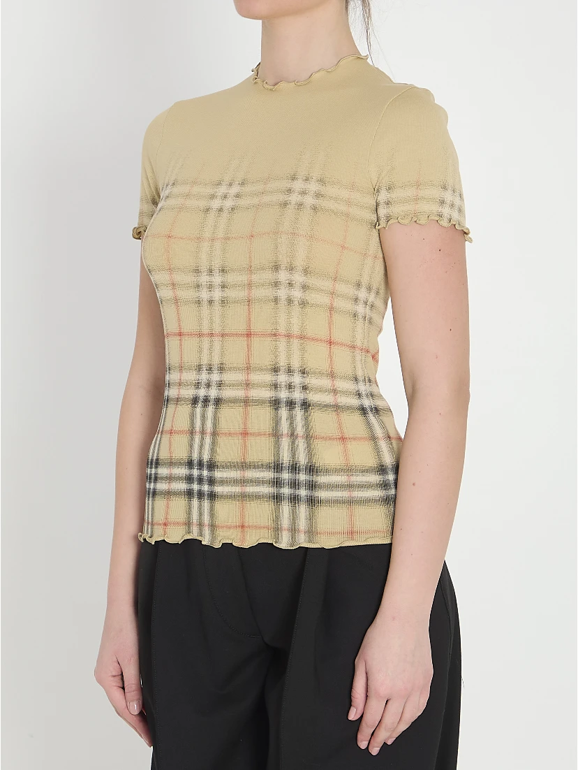 Stretch cotton T-shirt